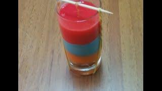 Декоративные свечи  How to make colored candles  Room Decor