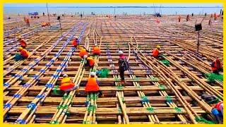 Mega Construction Using Bamboo  Amazing Highway Construction Using Bamboo