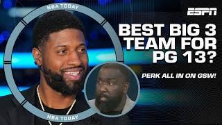 Perk on Paul Georges best team fit ️ ITS GOT TO BE THE GOLDEN STATE WARRIORS  NBA Today