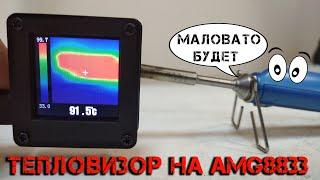 Самый дешевый тепловизор с Aliexpress с модулем AMG8833. Что умеет для чего подходит?