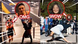 GIRLS REACTING TO CALISTHENICS *OMG&WOW*