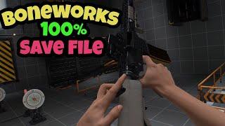 Boneworks 100% Save File Toturial 2024