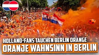 Nächster Oranje-Wahnsinn Niederlande-Fans nehmen Berlin ein Nederlandse fans in Berlin