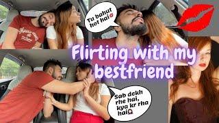 FLIRTING PRANK WITH MY BESTFRIEND  I KISSED HER  KYA KAREGI AB VO  SIMARR6000