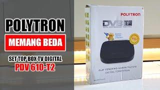 STB Polytron DVB-T2 - Polytron PDV 610T2 - Set Top Box TV Digital Indonesia
