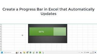 Excel Progress Bar