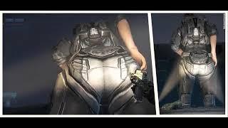 Giantess Halo Butt crush