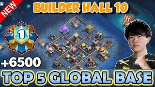 Bh10 BASE 2024  Best Builder Hall 10 Base 2.0 Trophy  Base Copy Link - Clash of Clans