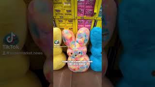 Peeps 42 Inch Jumbo Bunny Plush can be found at Walmart #peeps #teddybear #bunnies #marshmallows