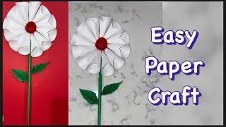 DIY Paper Flowers  Making With Paper Paper Crafts  Flores de Papel