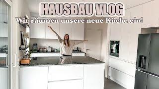 Wir räumen unsere neue Küche ein Hausbau Vlog  I Stefanie Le