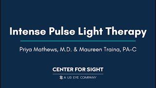 Rosacea Awareness & Intense Pulse Light Therapy  Center For Sight