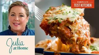 The Best Lasagna Youll Ever Make Lasagna For Two  Julia At Home S3 E3