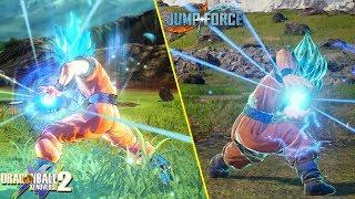 Dragon Ball Xenoverse 2 VS Jump Force  Goku Comparison Which Goku is the best ?