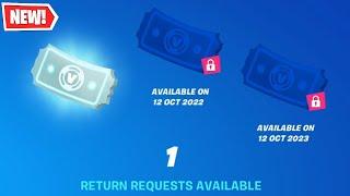FREE REFUND TOKEN - How to Claim your RETURN REQUESTS in Fortnite