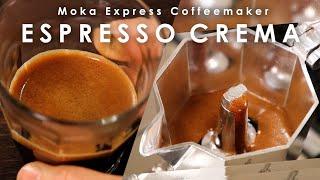 Espresso crema 【マキネッタで濃厚クレマ作成方法】#2How to make Rich ESPRESSO CREMA with Moka Express BIALETTI