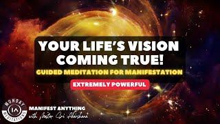Feel your life’s vision coming true Powerful 12 Minute Guided meditation for Manifestation LOA
