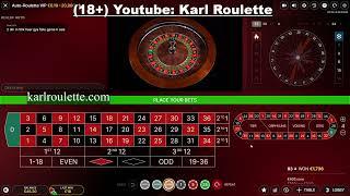 25€ to 500€ and then to 0€ at V.I.P.  AUTO ROULETTE EVOLUTION GAMING