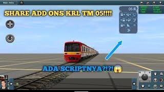 ADD ONS KRL TM 05 JIRC FULL SCRIPT?? - TRAINZ SIMULATOR ANDROID