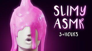 ASMR - Slimy. Sticky. Satisfying Extremely Tingly Slime Triggers 3+ Hours