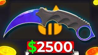 KEYDROP I PULLED KARAMBIT DOPPLER IN THE CASE BATTLES? - KEYDROP PROMO CODE