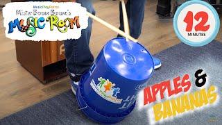 Bucket Drumming Play-Along for Kids & Preschool - Apples & Bananas with Mister Boom Boom