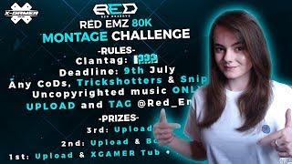 Red EmZ 80K MONTAGE CHALLENGE #EmZ80k