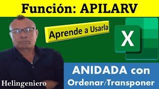 FUNCIÓN APILARV DE EXCEL - APRENDE A AGRUPAR MATRICES CONSOLIDÁNDOLAS EN UNA SOLA.