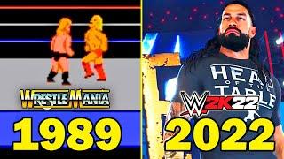 LA INCREIBLE EVOLUCIÓN DE LOS JUEGOS DE WWE  1989 - 2022