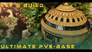 ARK SURVIVAL ASCENDED Lets build the Ultimate Round PvE Base Circle Basekreatives bauen in ArkASA