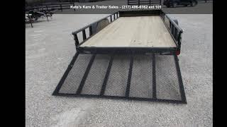 2021 Rice Trailers Ta Pipe Top Rail 82X18 Utility Traile...