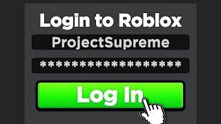 My Roblox Password