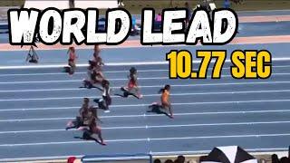 Abby Steiner back in shape but JACIOUS SEARS JUST SHOCKED THE WORLD over 100 meters 