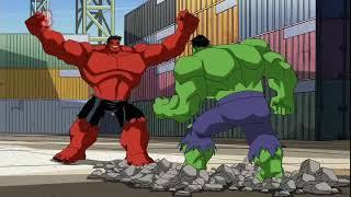The Avengers vs Red Hulk