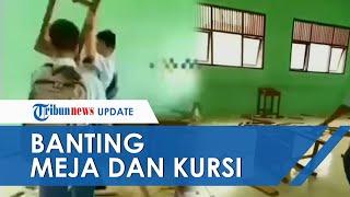 Viral Video Siswa SMK di Sigli Ngamuk dan Hancurkan Meja serta Kursi