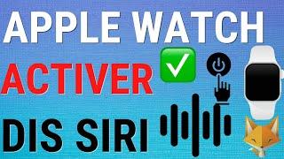 Apple Watch Ultra 2 Comment Activer Et Désactiver Détecter Dis Siri