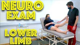Lower Limb Neurological Examination OLD - Power Reflexes Sensation and Coordination - Dr Gill