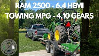 Ram 2500 6.4L Hemi Towing MPG with 4.10 Gear Ratio