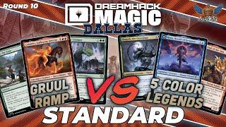 Gruul Ramp vs 5 Color Legends  MTG Standard  Dreamhack Dallas Regional Championship  Round 10