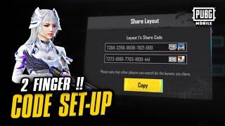 BEST THUMB SETUP  2 FINGER LAYOUT  PUBG MOBILE & BGMI