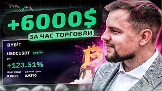 ПРИБЫЛЬ 6000$ со сделки  USDC СКАМ?  Трейдинг на Bybit  Торговля на фьючерсах криптовалюта