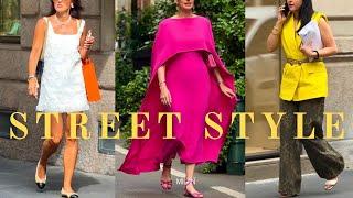 Street Style Inspiration from Milan•Effortless Elegance for Summer 2024•The Hottest Fashion Trends