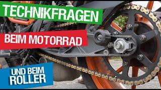 Technikfragen für die Zweiradprüfung Motorrad und Roller