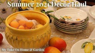 Summer Decor 2021 Shopping Haul  Hobby Lobby & Home Goods