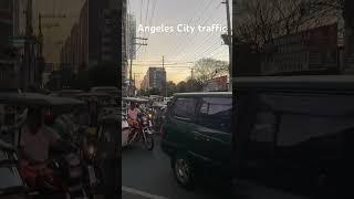 Trike jeepney Angeles City Traffic #shorts #angelescity #trike #traffic fic