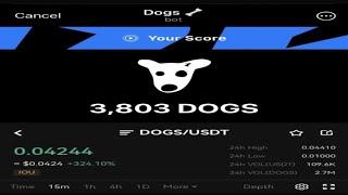 Dogs airdrop price  Dogs pre-market  Dogs airdrop listing date