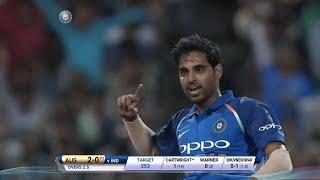 Bhuvaneshwar Kumars Classic Swing Bowling Opening Spell vs Australia 2nd Odi 2017  Kolkata