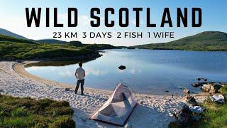 3 Days Wild Camping Hiking & Fishing in the Scottish Wilderness