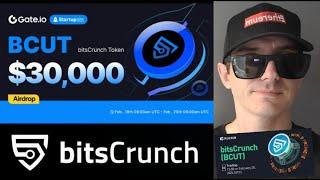 $BCUT - BITSCRUNCH TOKEN CRYPTO COIN HOW TO BUY BCUT BITS CRUNCH GATE KUCOIN ETH ETHEREUM NFTS NFT