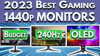 Best 1440p Gaming Monitor 2023 - Budget 240Hz & OLED 1440p Gaming Monitors